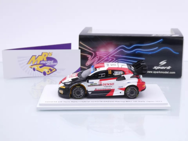 Preview: Spark S6740 # Toyota GR Yaris WRC #18 Rallye Japan 2023 " Katsuta / GAZZO " 1:43