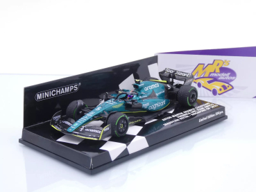 Minichamps 417221705 # Aston Martin AMR22 F1 Singapur GP 2022 " Sebastian Vettel " 1:43