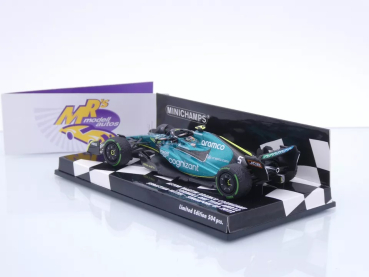 Preview: Minichamps 417221705 # Aston Martin AMR22 F1 Singapur GP 2022 " Sebastian Vettel " 1:43