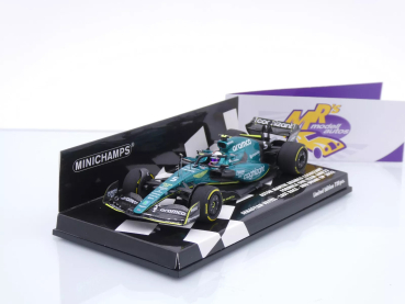 Minichamps 417222205 # Aston Martin AMR22 F1 Abu Dhabi GP 2022 " Sebastian Vettel " 1:43