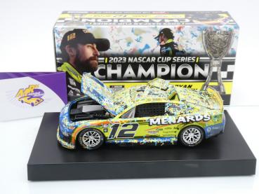 Preview: Lionel Racing C122323MENRBRVCL # Ford Mustang NASCAR 2023 " Ryan Blaney - Menards / Dutch Boy Phoenix Championship Race Version " 1:24 Color Chrome Edition