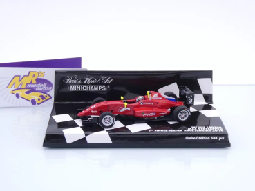 Preview: Minichamps 417140403 # Tatuus FA010B 1st Race Florida 2014 " Max Verstappen " 1:43