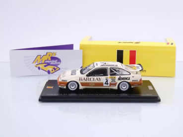 Preview: Spark SB235 # Ford Sierra RS Cosworth 24h Spa 1987 " Wolf Racing Barclay " 1:43