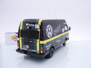 Preview: Ottomobile OT353 # 2er Set VW LT35 mit Anhänger + VW Golf I GTI Nr.10 Rallye Tour de France 1981 " BP Racing " 1:18