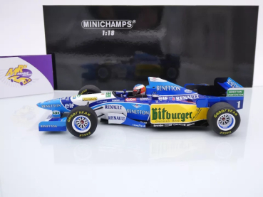 Preview: Minichamps 510953201 # Benetton Ford B195 Win Europe GP 1995 " Michael Schumacher " 1:18