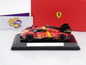 Preview: Bburago 18-36312 # Ferrari 499P Hyper Nr.51 Sieger 24h Le Mans 2023 " AF Corse " 1:43
