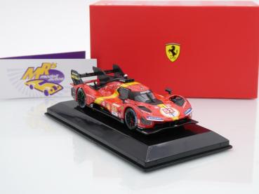 Preview: Bburago 18-36312 # Ferrari 499P Hyper Nr.51 Sieger 24h Le Mans 2023 " AF Corse " 1:43