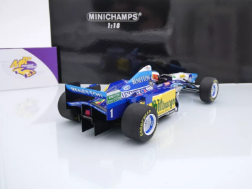 Preview: Minichamps 510953201 # Benetton Ford B195 Win Europe GP 1995 " Michael Schumacher " 1:18