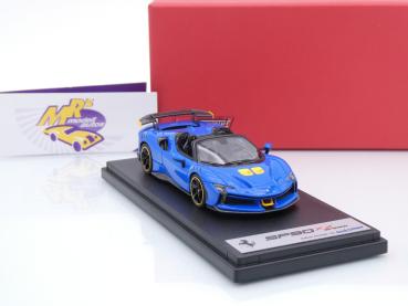 Preview: Look Smart LS552A # Ferrari SF90 XX Stradale Spider Baujahr 2023 " Azzurro Dino " 1:43