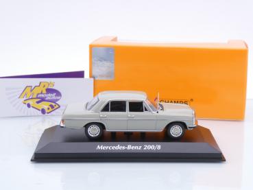 Preview: Maxichamps 940034008 # Mercedes Benz 200/8 (W114) Limousine Baujahr 1968 " grau " 1:43