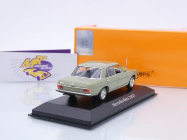 Preview: Maxichamps 940034007 # Mercedes Benz 200/8 (W114) Limousine Baujahr 1968 " resedagrün " 1:43