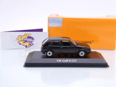 Preview: Maxichamps 940054125 # VW Golf 2 GTi Baujahr 1985 " schwarzmetallic " 1:43