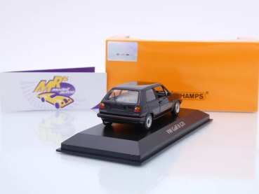 Preview: Maxichamps 940054125 # VW Golf 2 GTi Baujahr 1985 " schwarzmetallic " 1:43