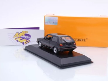Preview: Maxichamps 940054125 # VW Golf 2 GTi Baujahr 1985 " schwarzmetallic " 1:43