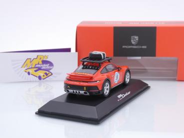 Preview: Spark WAP0200050SDAK # Porsche 911 (992) Dakar #58 Baujahr 2023 " RED 58 Special " 1:43