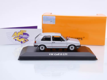 Preview: Maxichamps 940054126 # VW Golf 2 GTi Baujahr 1985 " silbermetallic " 1:43
