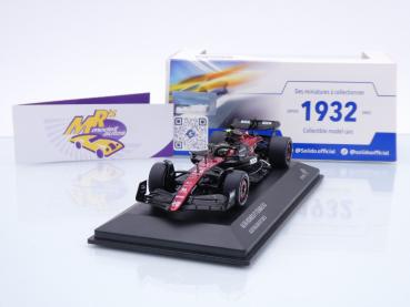 Solido S4317902 # Alfa Romeo C43 F1 #24 9th Australien GP 2023 " Guanyu Zhou " 1:43