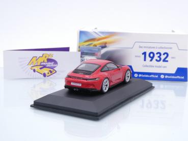 Preview: Solido S4316501 # Porsche 911 (992) Touring Baujahr 2022 " guardsrot " 1:43
