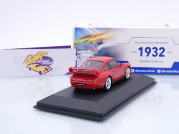 Preview: Solido S4313802 # Porsche 911 (993) Carrera RS Clubsport Baujahr 1995 " indischrot " 1:43