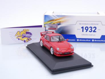 Preview: Solido S4313802 # Porsche 911 (993) Carrera RS Clubsport Baujahr 1995 " indischrot " 1:43