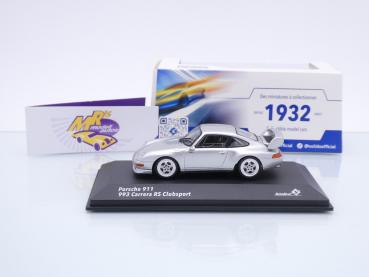 Preview: Solido S4313803 # Porsche 911 (993) Carrera RS Clubsport Baujahr 1995 " silbermetallic " 1:43