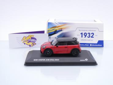 Preview: Solido S4315001 # Mini Cooper JCW (F56) Baujahr 2023 " rot-schwarz " 1:43