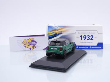 Preview: Solido S4315002 # Mini Cooper JCW (F56) Baujahr 2023 " dunkelgrünmetallic-schwarz " 1:43