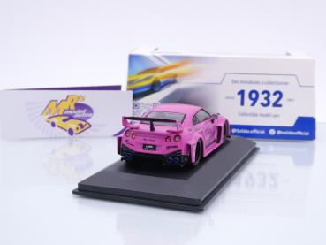 Preview: Solido S4311210 # Nissan Skyline GT-R R35 Baujahr 2008 pink " Liberty Walk " 1:43