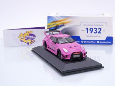Preview: Solido S4311210 # Nissan Skyline GT-R R35 Baujahr 2008 pink " Liberty Walk " 1:43