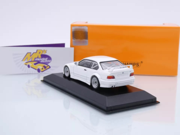 Preview: Maxichamps 940023381 # BMW M3 GTR (E36) Streetcar Baujahr 1993 " weiß " 1:43