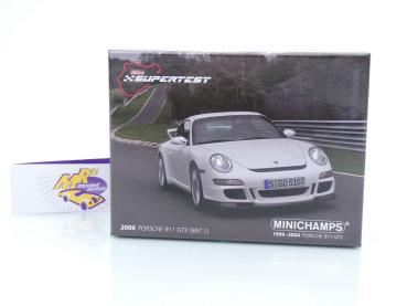 Preview: Minichamps 400065402 # Porsche 911 (997.1) GT3 Baujahr 2006 " Sport Auto Supertest " 1:43