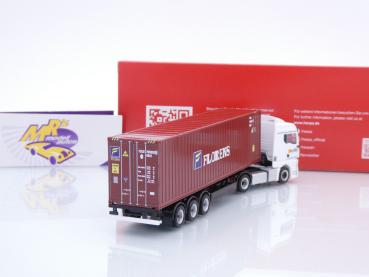 Preview: Herpa 318228 # MAN TGX GM Container-Sattelzug " Schmid / Florens " 1:87