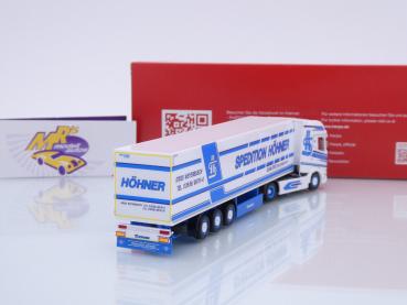 Preview: Herpa 318167 # DAF XG+ Koffer-Sattelzug " Spedition Höhner " 1:87