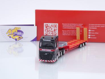 Herpa 318358 # Volvo FH GL Semitieflade-Sattelzug " Mammoet Road Cargo " 1:87