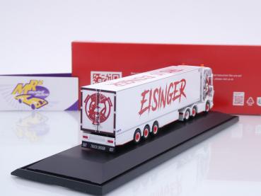 Preview: Herpa 122306 # Scania CS20 HD Kühlkoffer-Sattelzug " Eisinger Logistik " 1:87