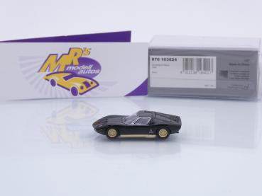 Preview: Minichamps 870103024 # Lamborghini Miura Baujahr 1966 " schwarz-gold " 1:87