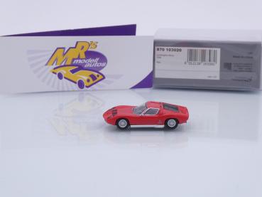 Preview: Minichamps 870103020 # Lamborghini Miura Baujahr 1966 " rot " 1:87