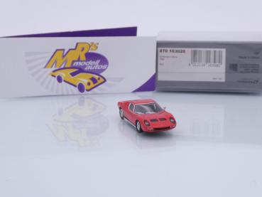 Preview: Minichamps 870103020 # Lamborghini Miura Baujahr 1966 " rot " 1:87