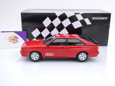 Preview: Minichamps 155016124 # Audi Quattro Baujahr 1980 in " rot " 1:18