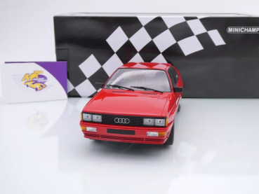 Preview: Minichamps 155016124 # Audi Quattro Baujahr 1980 in " rot " 1:18