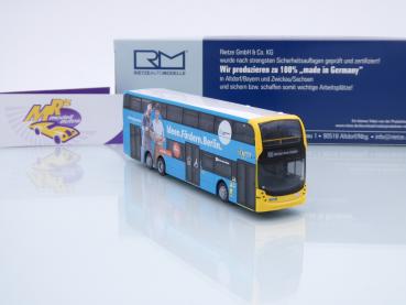 Preview: Rietze 78016 # Alexander Dennis Enviro 500 Doppeldeckerbus " BVG Berlin - IBB " 1:87
