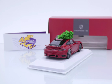 Preview: Spark WAP0201630SXMS # Porsche 911 Turbo S rot " Christmas Edition 2024 " 1:43