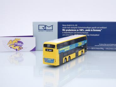 Preview: Rietze 78019 # Alexander Dennis Enviro 500 Doppeldeckerbus " BVG Berlin - Dokumentations Zentrum " 1:87