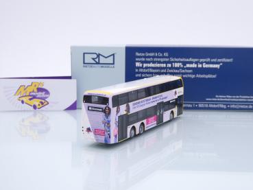 Preview: Rietze 78020 # Alexander Dennis Enviro 500 Doppeldeckerbus " BVG Berlin - Designer Outlert Berlin " 1:87