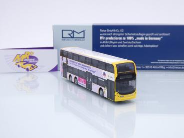 Preview: Rietze 78020 # Alexander Dennis Enviro 500 Doppeldeckerbus " BVG Berlin - Designer Outlert Berlin " 1:87
