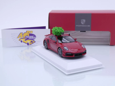 Preview: Spark WAP0201630SXMS # Porsche 911 Turbo S rot " Christmas Edition 2024 " 1:43