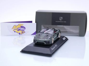 Spark WAP0202150RSPY # Porsche 718 Spyder RS Baujahr 2023 " dunkelgrünmetallic-carbon " 1:43