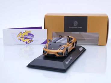 Spark WAP0202190RSPY # Porsche 718 Spyder RS Baujahr 2023 " goldmetallic-carbon " 1:43