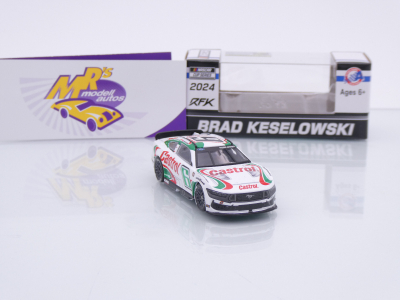 Preview: Lionel Racing CX62465CATBW # Ford Mustang Dark Horse NASCAR 2024 " Brad Keselowski - Castrol Throwback " Chrom Startnummer " " 1:64