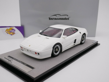 Tecnomodel TM18-131D # Ferrari 348 Zagato Baujahr 1991 " gloss avus white " 1:18